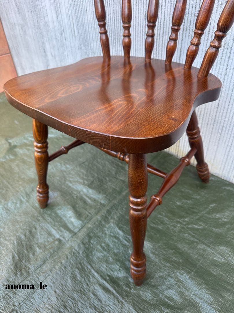 【ダイニングチェア】2　飛騨の家具　かしわ　柏木工　ウィンザーチェア