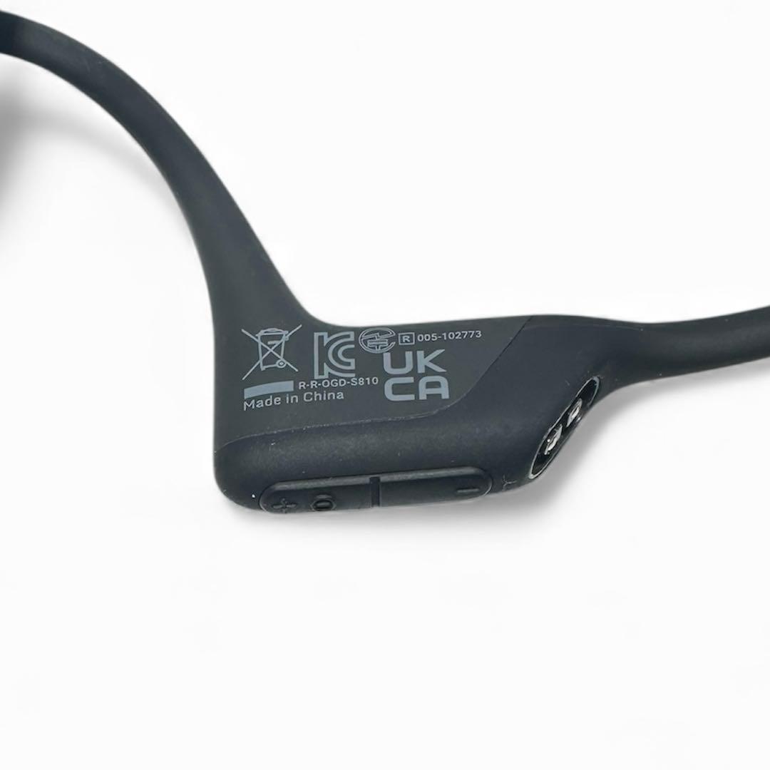 SHOKZ OpenRun Pro 骨伝導イヤホン 黒 Bluetooth