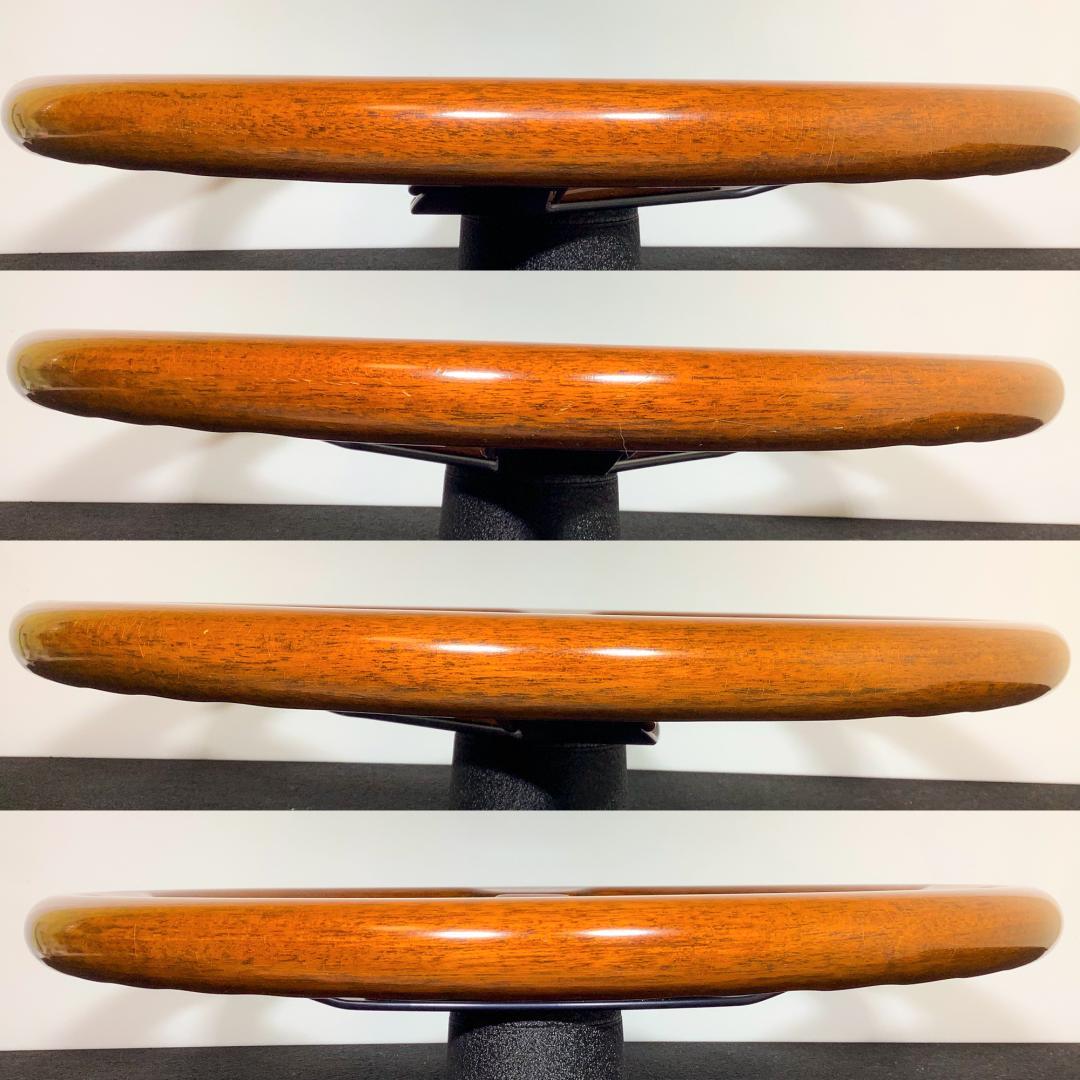 超希少 モモ ウッドステアリング 48Φ 大径 当時物 93年製 良品 デコトラ