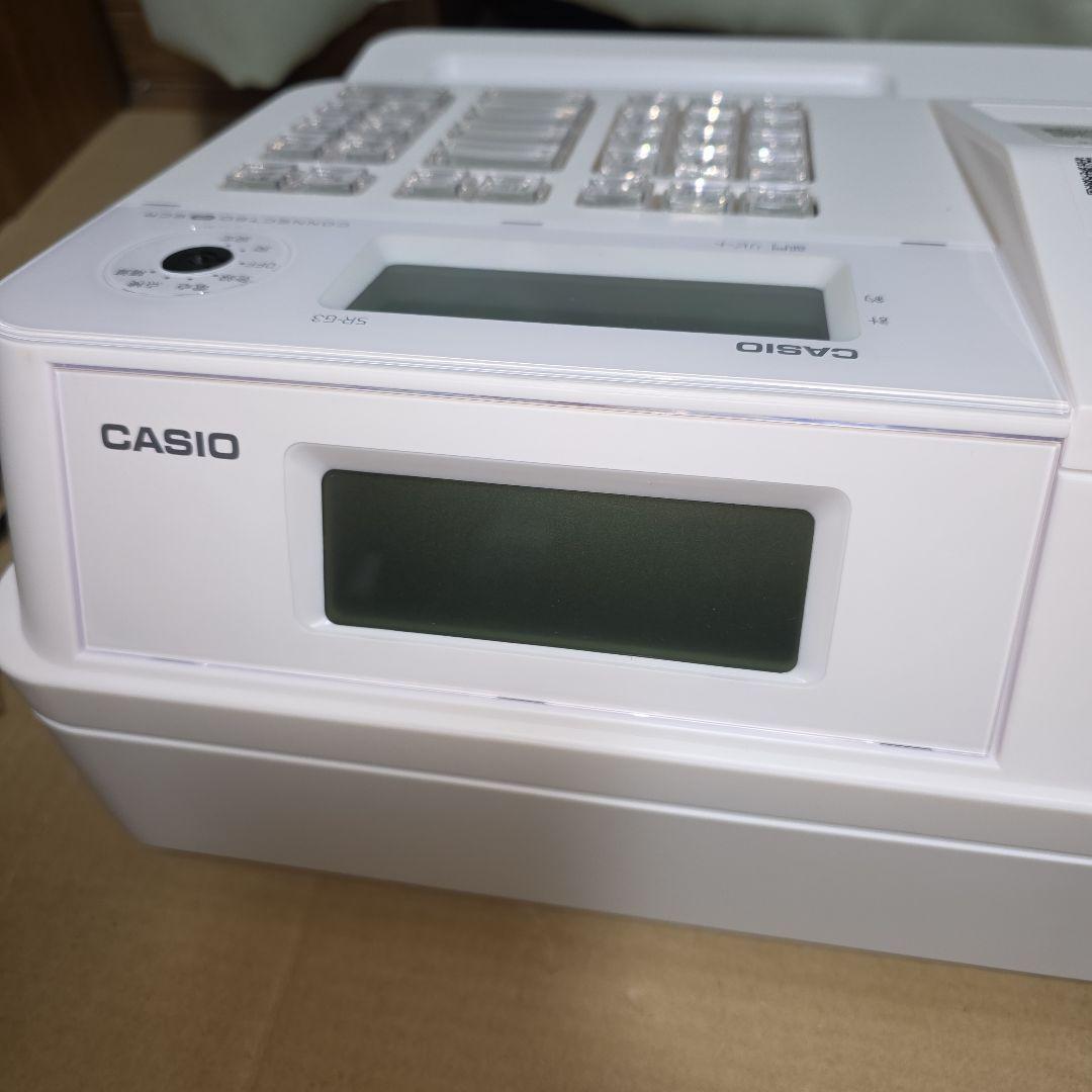 CASIO(カシオ) 電子レジスター SR-G3-EX-WE ホワイト