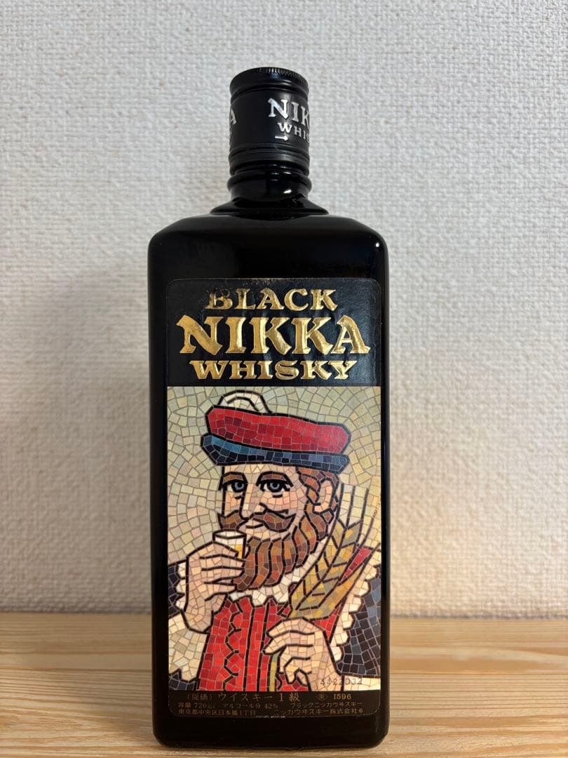 【希少】【未開栓】2代目ブラックニッカ/黒角ニッカmild and smooth