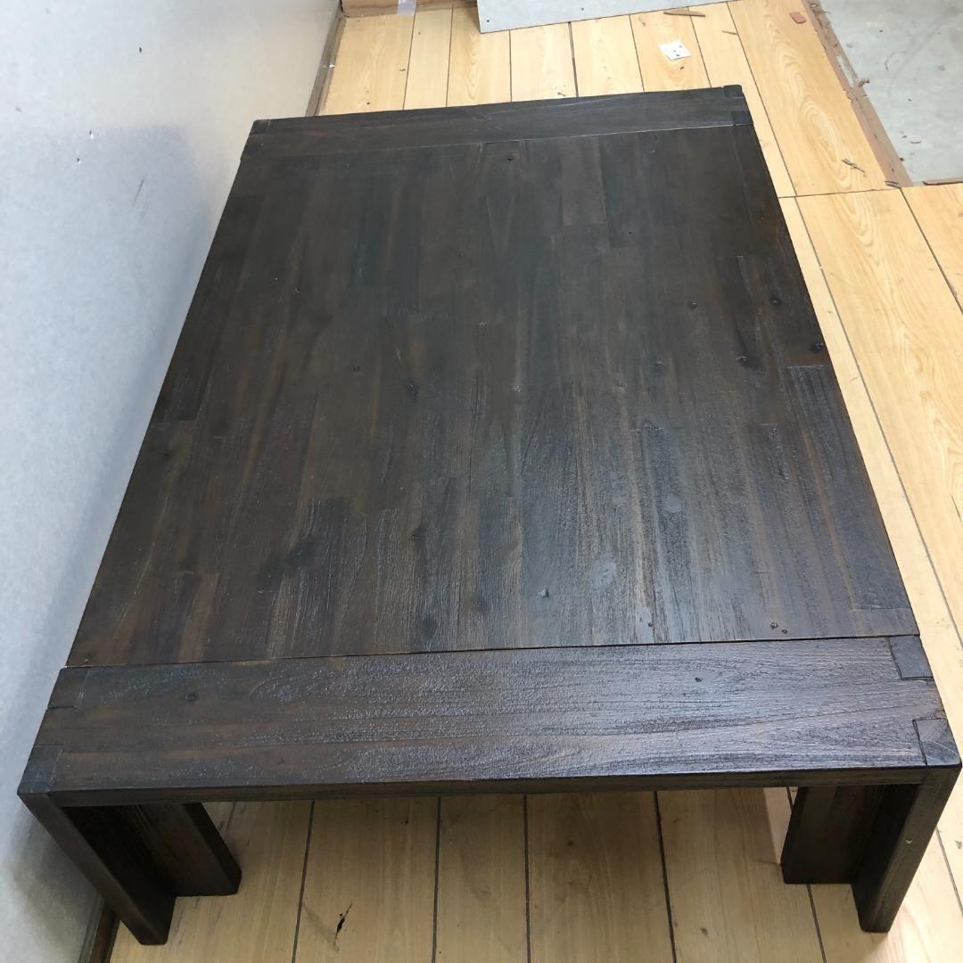 送料無料 座卓 ローテーブル 4人 うづくり 和室 ビンテージ 88205