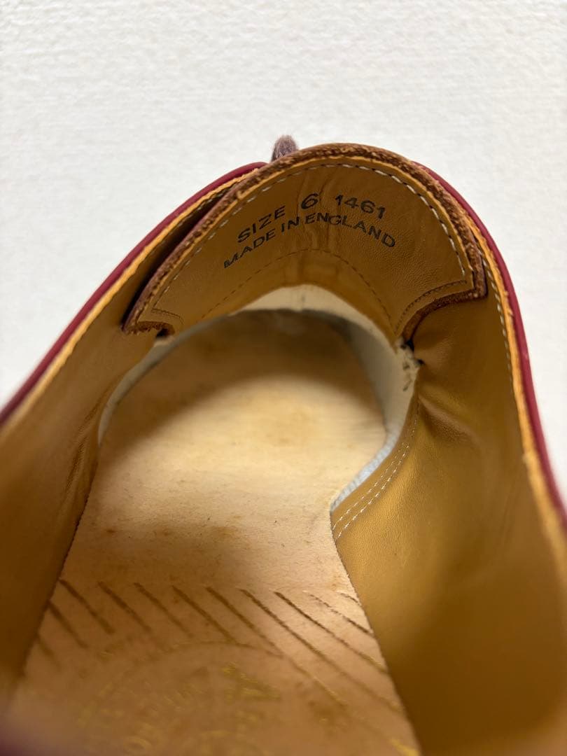 【超美品】ドクターマーチン3ホール　英国製　イングランド製　サイズ6