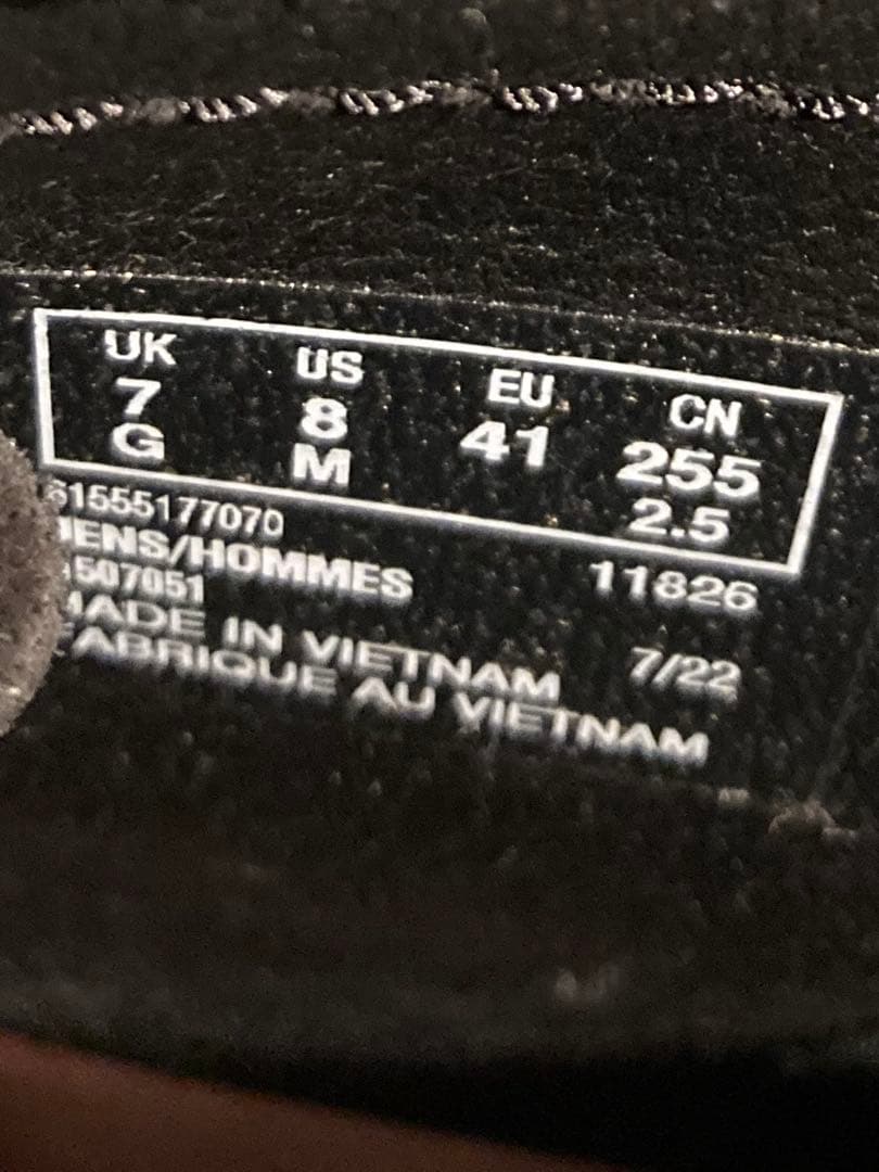 ド*ン様 CLARKS 黒 メンズ　ワラビーブーツ