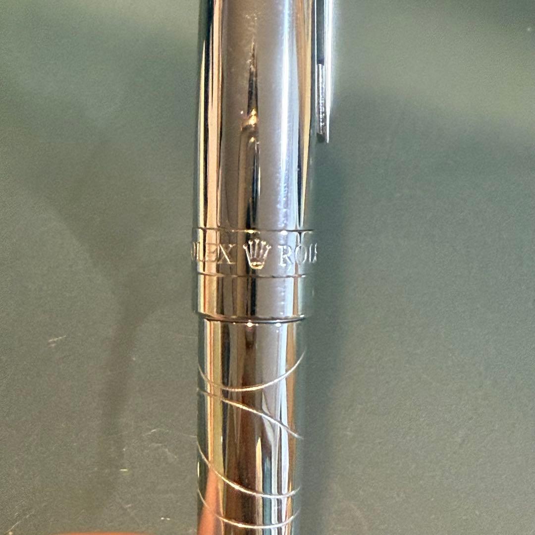 ROLEX シルバーボールペン 専用ケース付