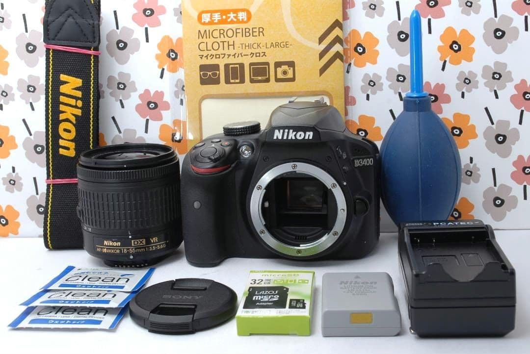 ❤Nikon D3400❤超高画質❤Bluetoothでシェア出来る！❤美品❤