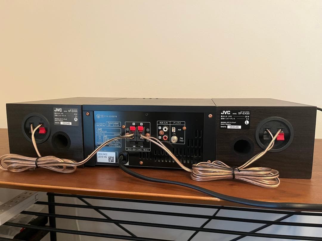 ラジオ・コンポ JVC EX-S5 Wood Cone Audio Kenwood