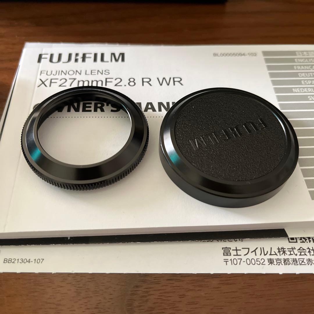 美品XF27mmF2.8 R WR レンズ FUJIFILM Fujinon