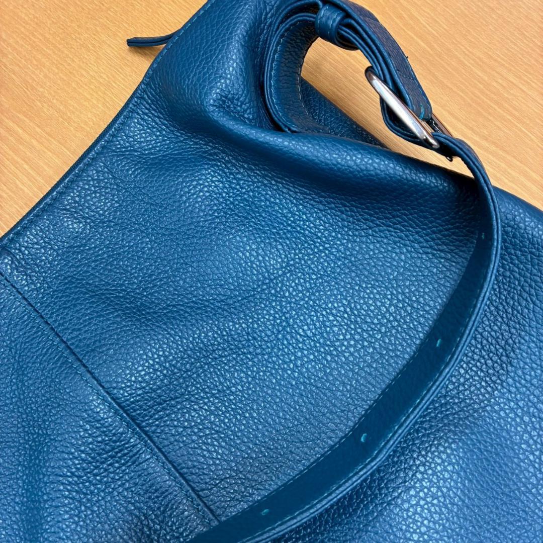 ♥【472】傳濱野　ワン　ショルダー　バッグ　レザー