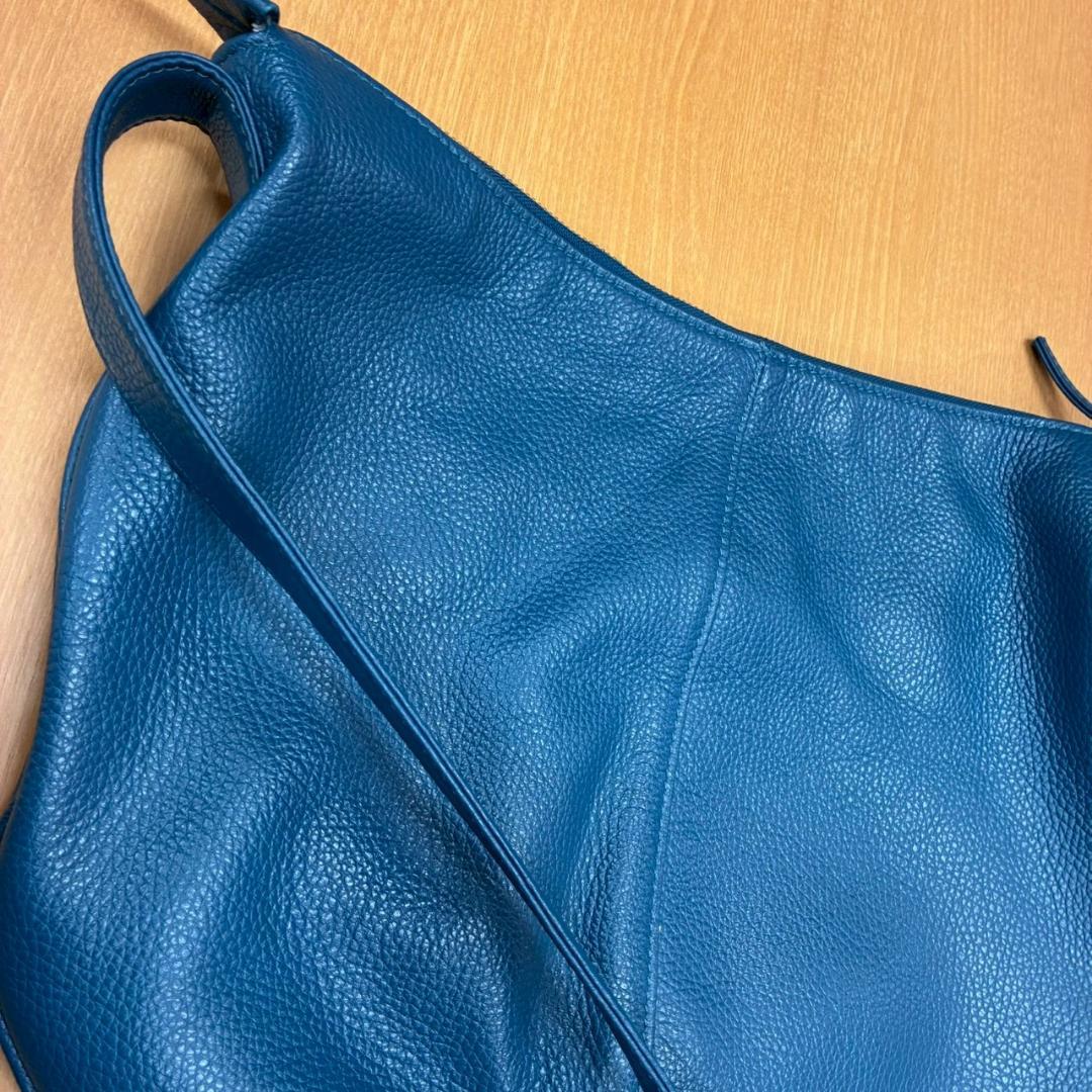 ♥【472】傳濱野　ワン　ショルダー　バッグ　レザー