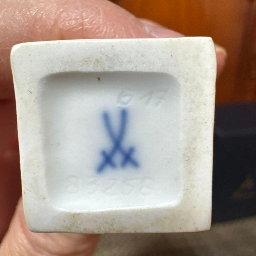 マイセン　干支　申　酉　手びねり人形　アンティーク