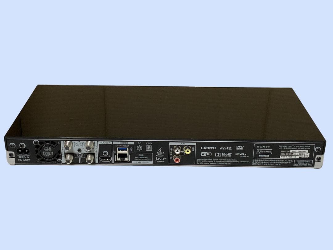 M7054 SONY ソニー HDD/BDレコーダー BDZ-ZW1000