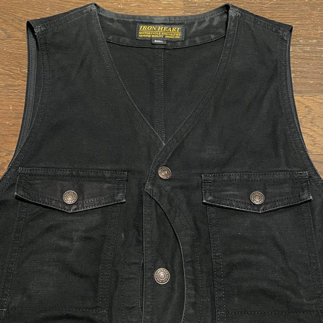 【IRON HEART 】9ozパラフィンダック ハンティングベスト