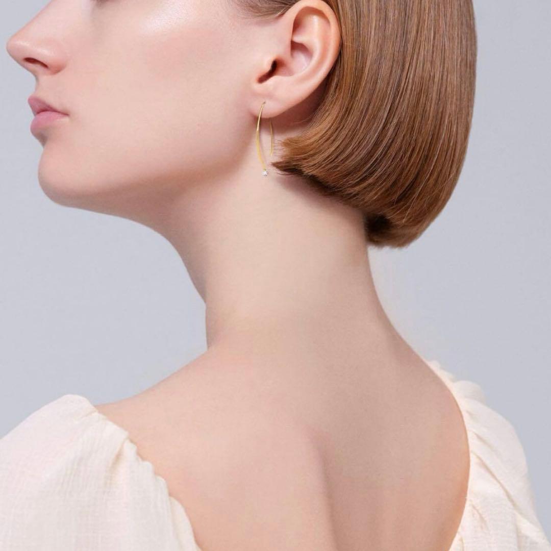 AHKAH ベアリーフ ピアス ( 片耳 ) 箱付き