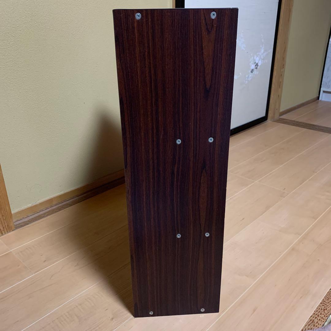 昭和レトロ　木製ガラス引戸棚　引き戸　食器棚　古家具　ガラス戸　小型ケース