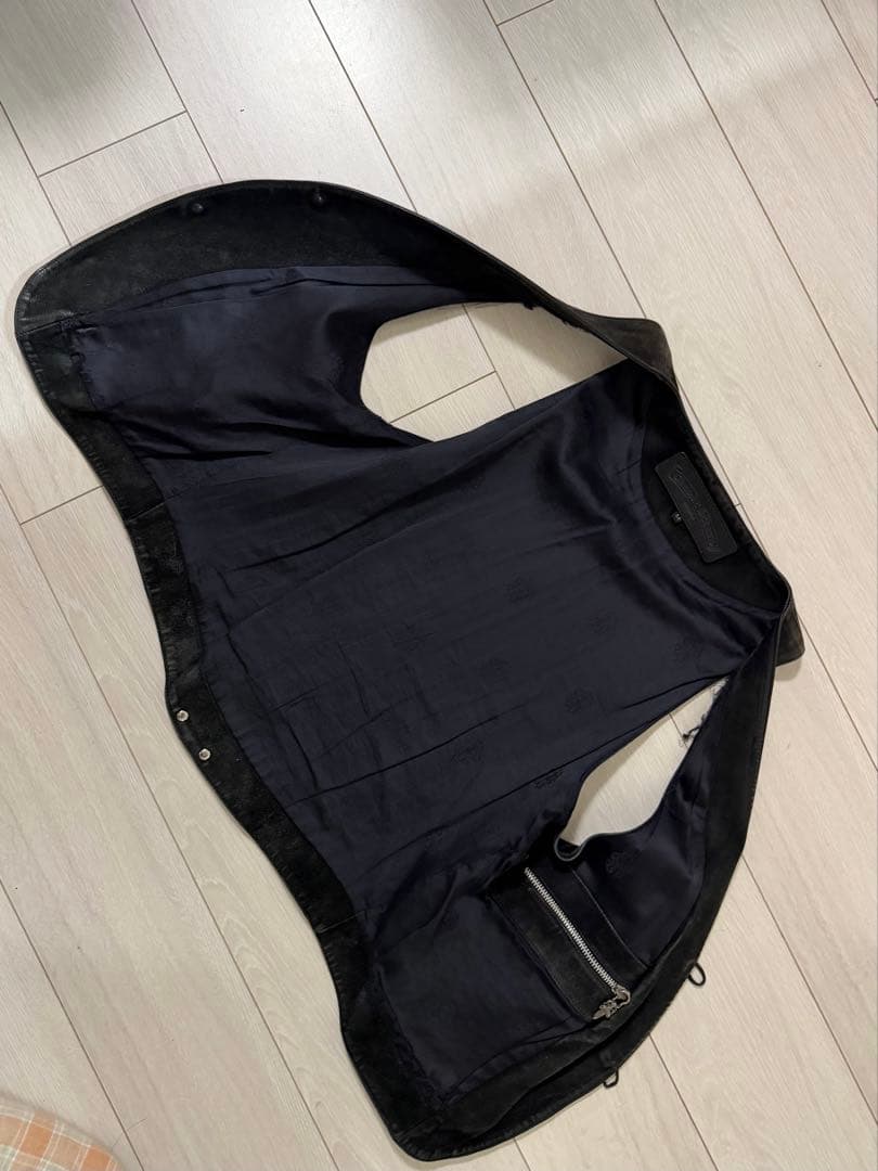 CHROME HEARTS クロムハーツ スエードレザーベスト M オールド