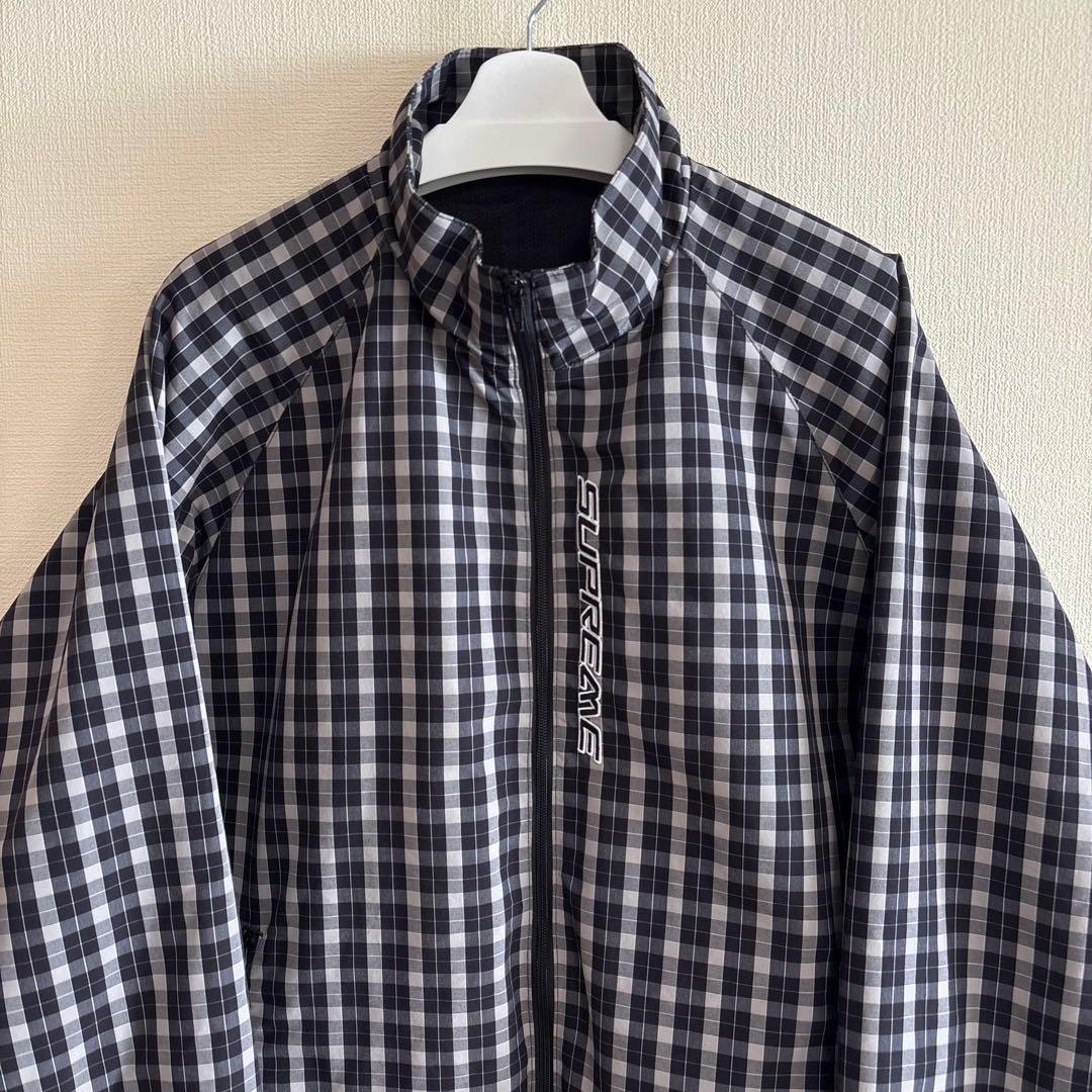 Supreme Plaid Track Jacket Black チェック