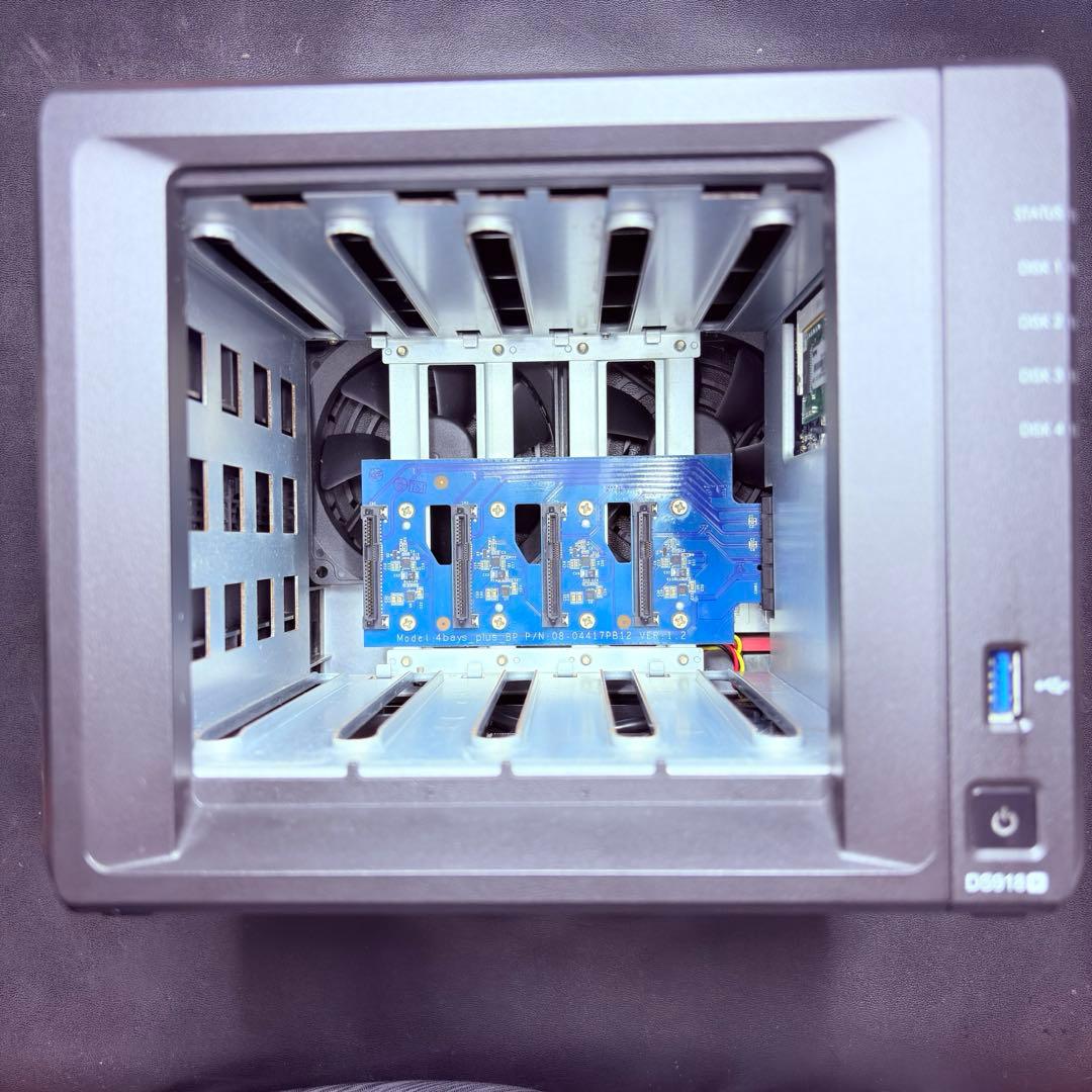 【本日限定価格】Synology DS918+ NAS 6TB×4 24TB