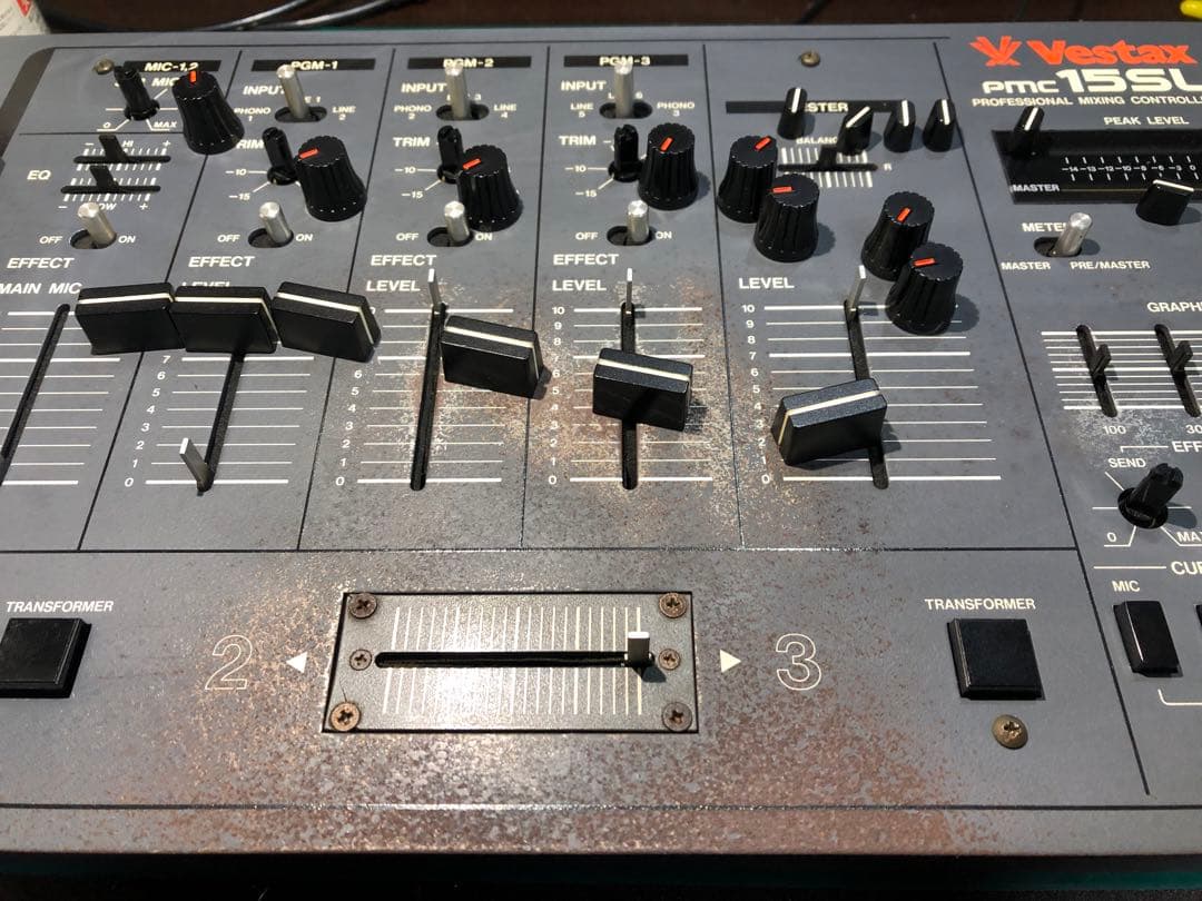 VESTAX ベスタクス　PMC15SL PMC-15SL フェーダーメンテ
