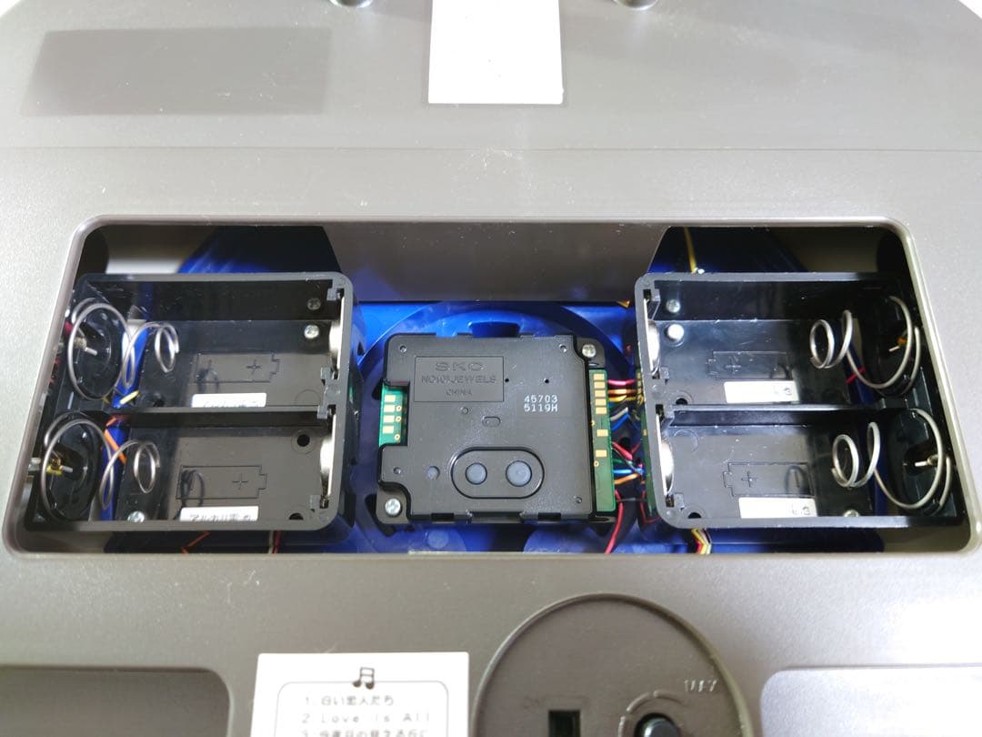 【美品】SEIKO からくり時計 電波時計 ウェーブシンフォニークリスマスソング