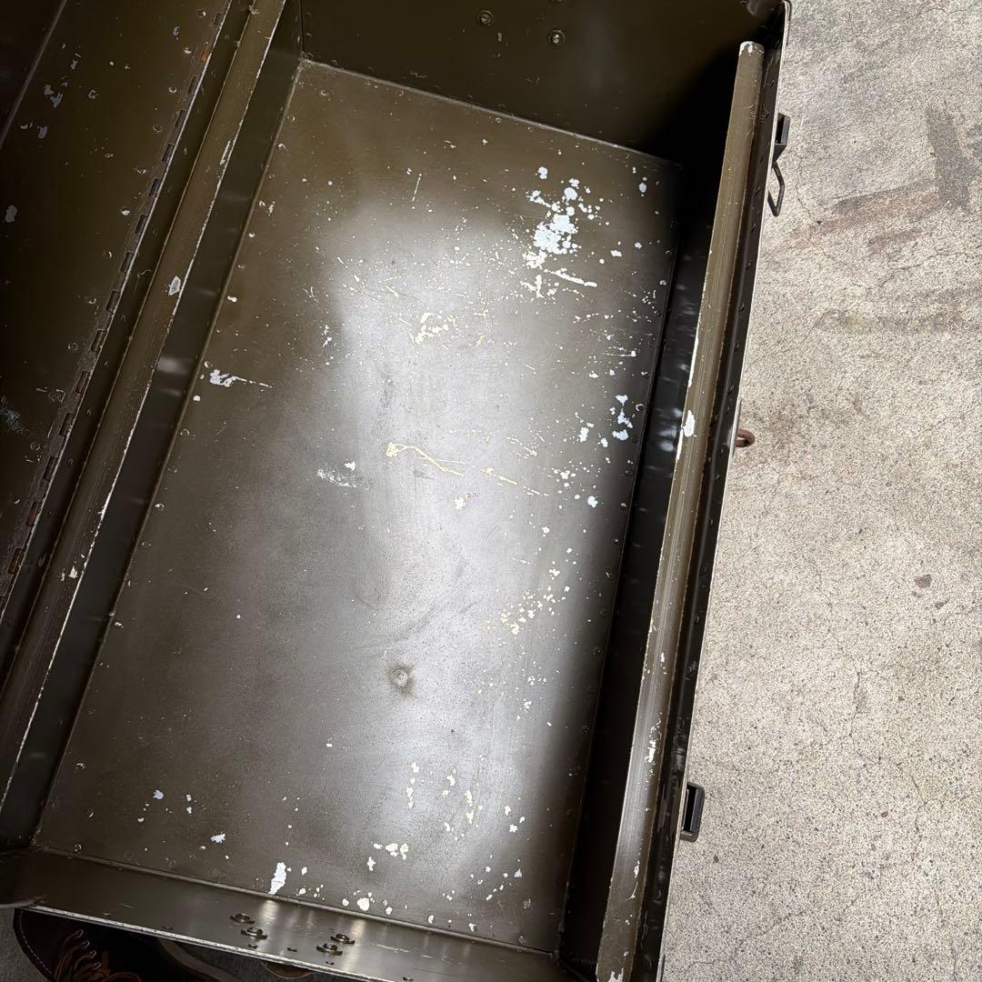 オールドビンテージ US製　アルミケース　ジュラルミントランクケース