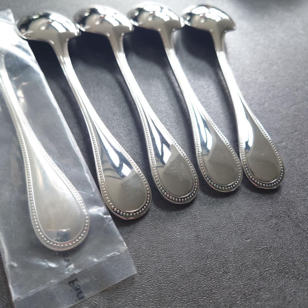 希少 美品 クリストフル パール ティースプーン 未開封含む 5点