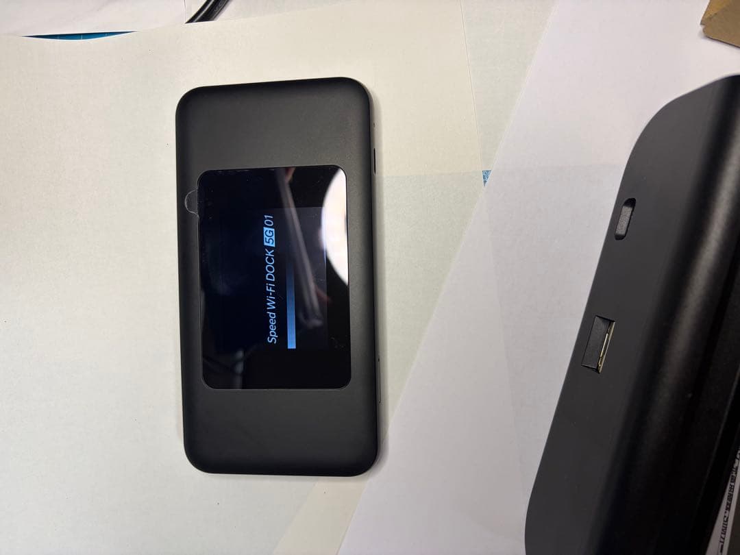 美品　UQ WiMAX　Speed Wi-Fi DOCK 5G 01 ルーター