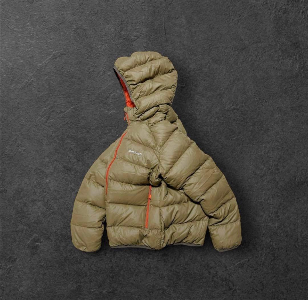 短丈 mont-bell down jacket parka beige y2k