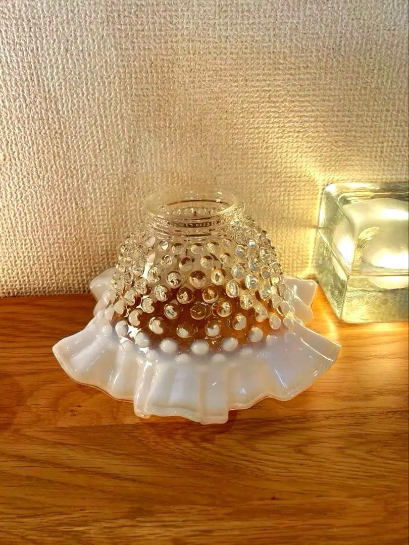 （専用）フェントン　1940年　ランプシェード　オパールセント　アンティーク