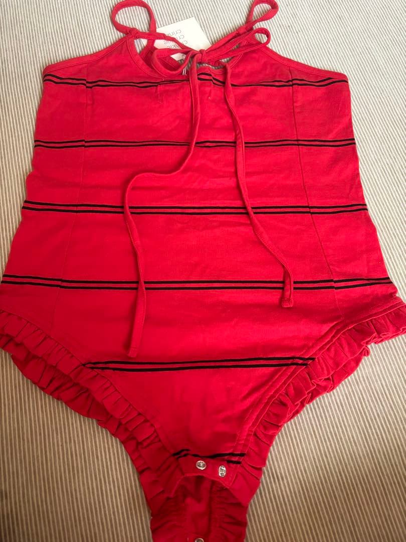 crinklecrinklecrinkle border frillキャミ