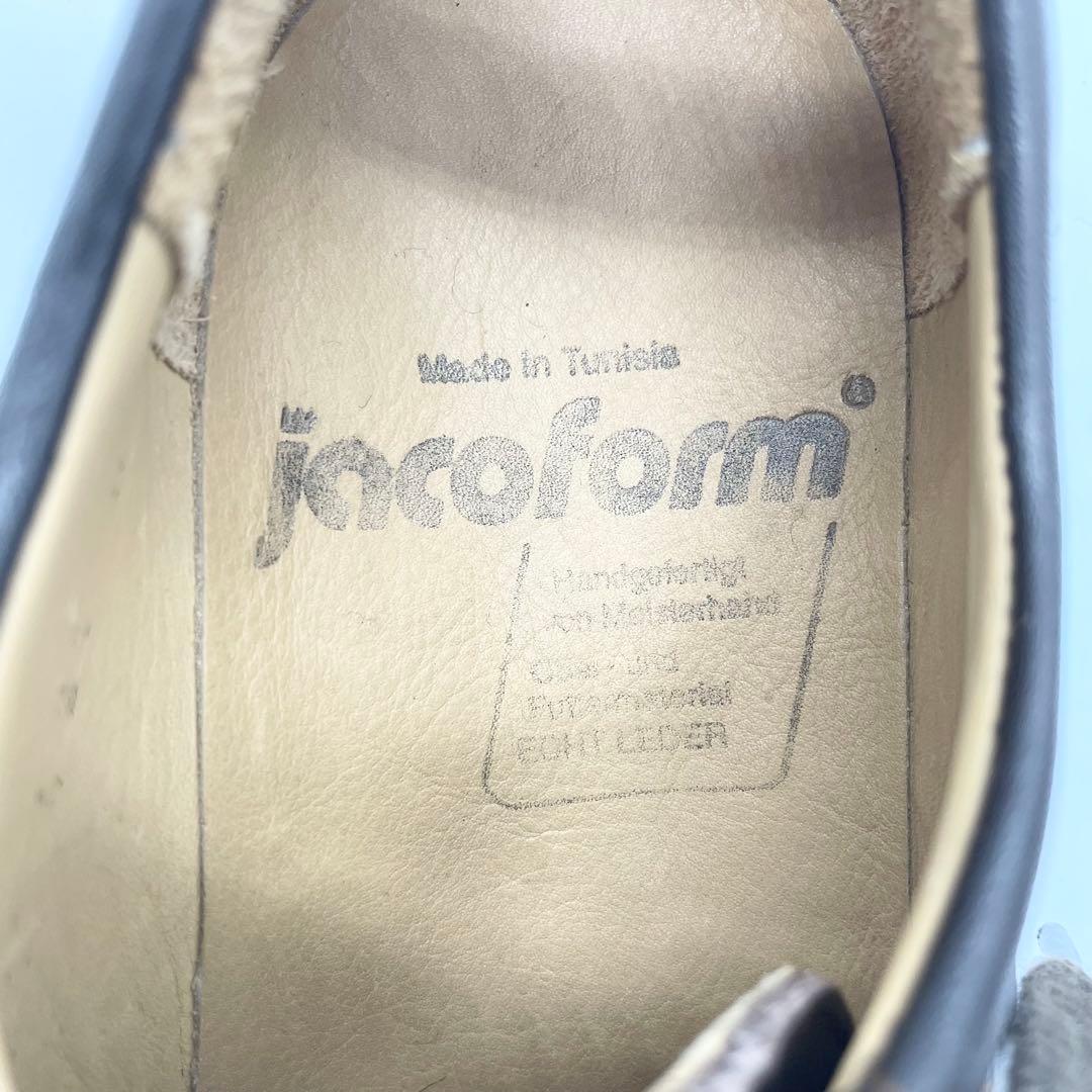 【極美品】jacoform ヤコフォーム コンフォートシューズ レザー 22.5