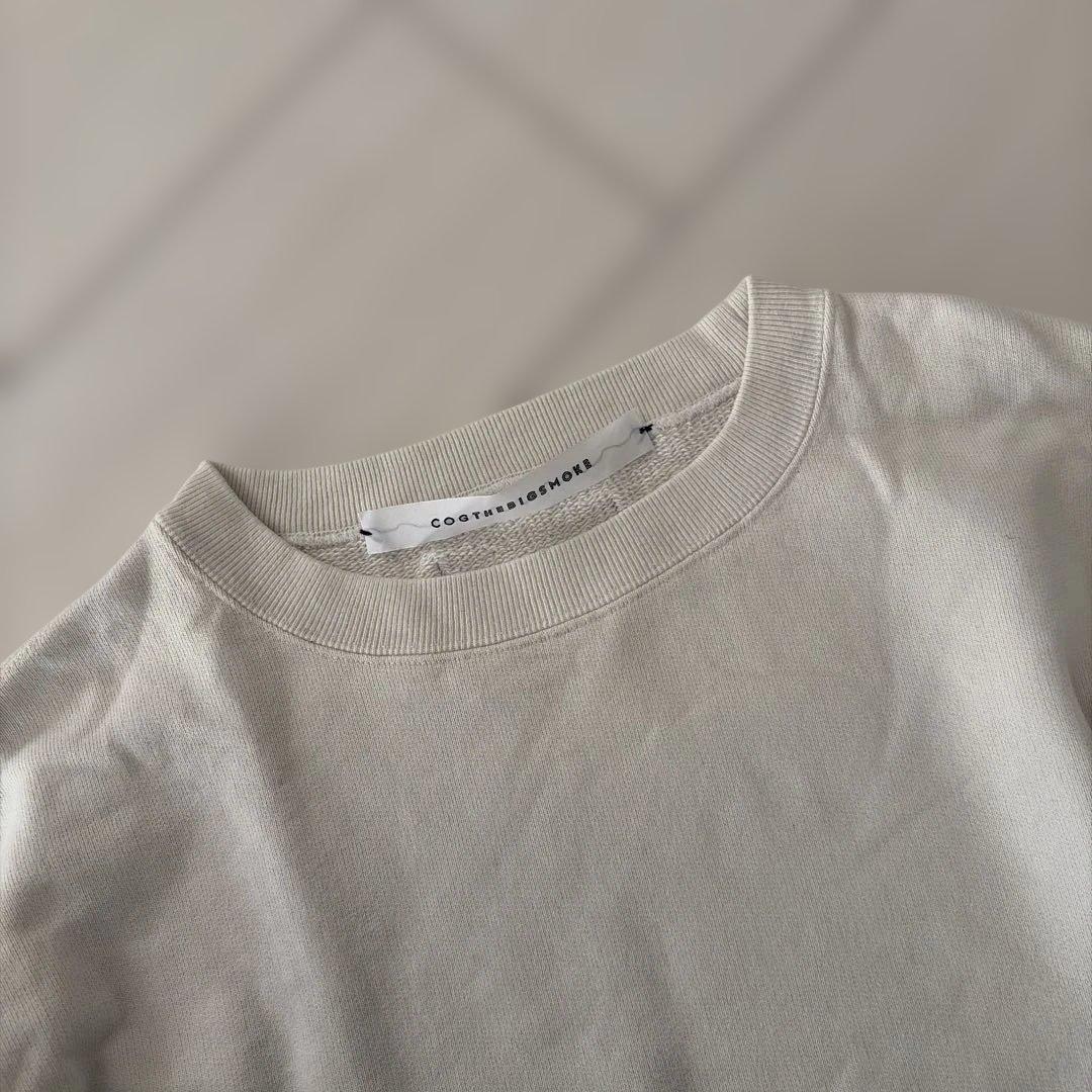 コグザビッグスモーク　バルーンスリーブ スウェット　F アイボリー