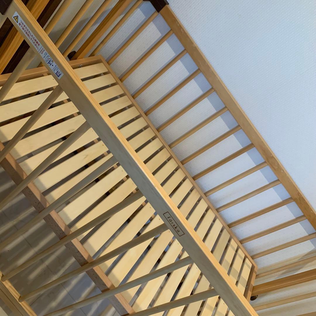 【♡送料込♡】ファルスカ　ベビーベッド　ベッドサイドベッド03⭐︎ うみ