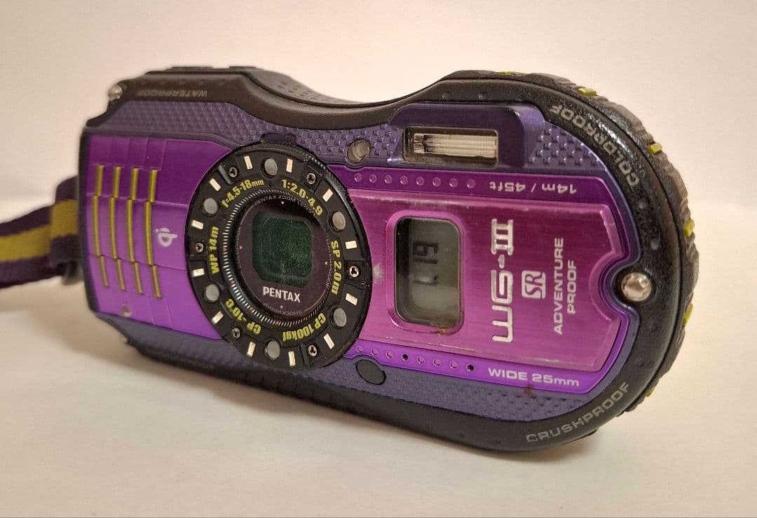 [準美品]ペンタックス PENTAX OPTIO WG-3 GPSデジタルカメラ