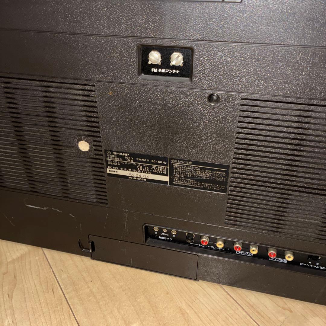 シャープ ラジオ付ステレオテープレコーダー ダブルラジカセ GF-808S