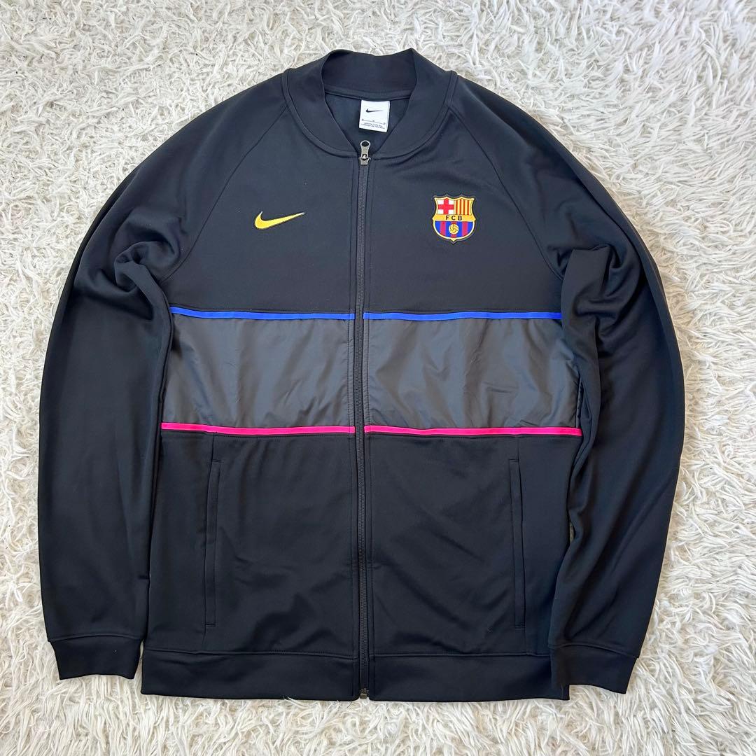 NIKE トラックジャケット FCバルセロナ 2021-2022 ジャージ 黒