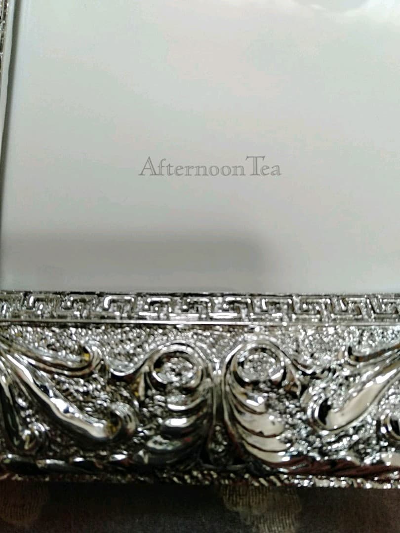 新品 Afternoon Tea フォトフレーム シルバー 写真立て