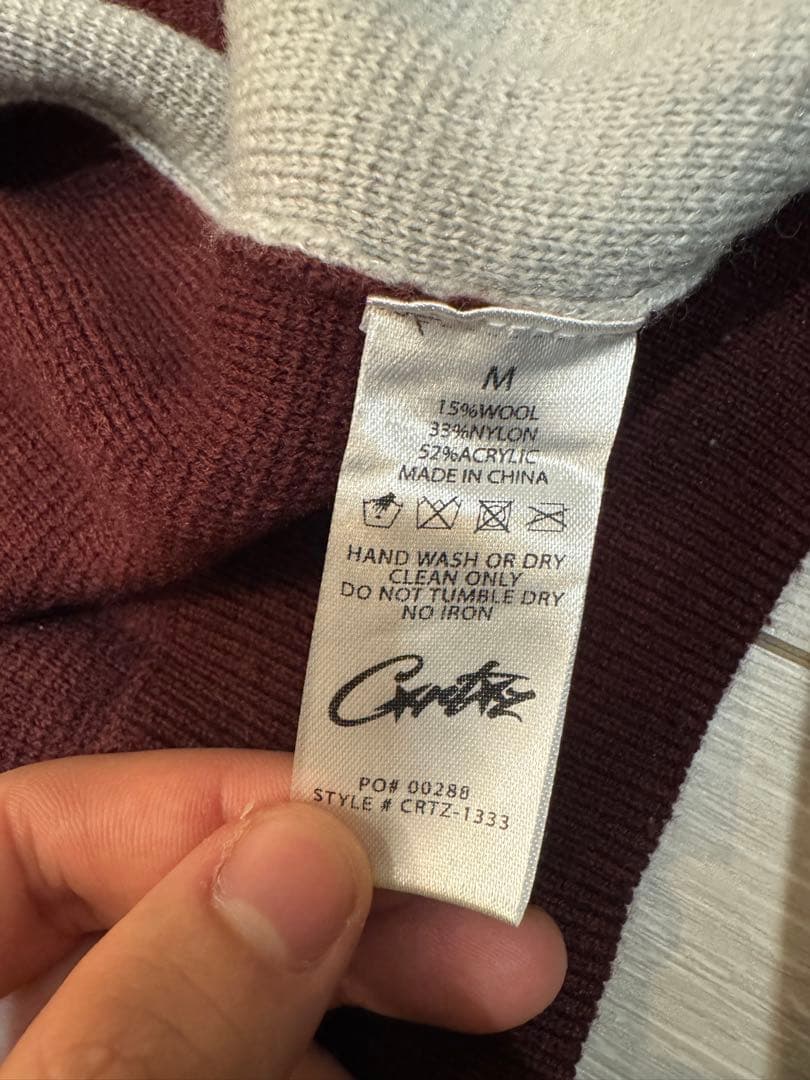 Corteiz ジップアップセーター M