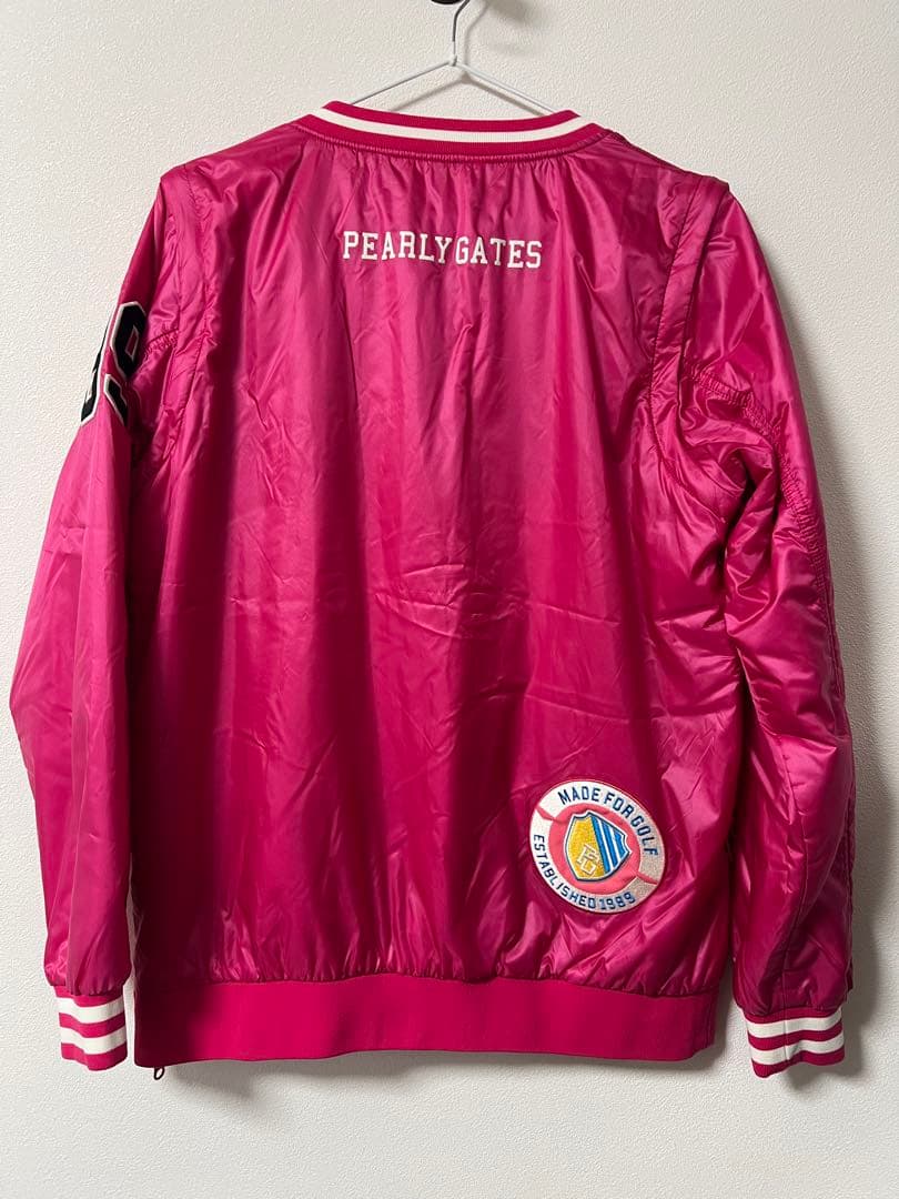 パーリーゲイツ　リバーシブル中綿スニード・ベスト4way ピンク L