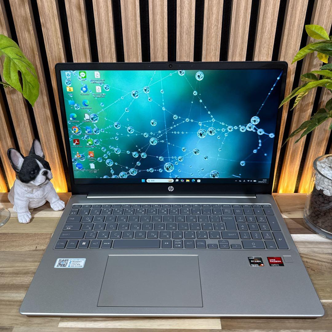 美品2024年モデル‼️HP Laptop☘Ryzen5☘FHD☘ノートパソコン