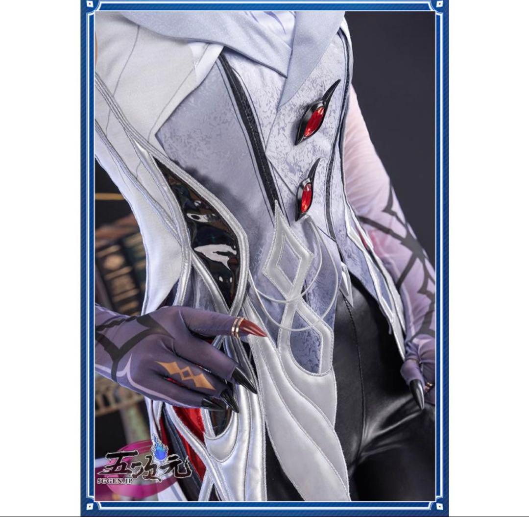 原神 召使い アルレッキーノ コスプレ 衣装 靴 基萌 5次元