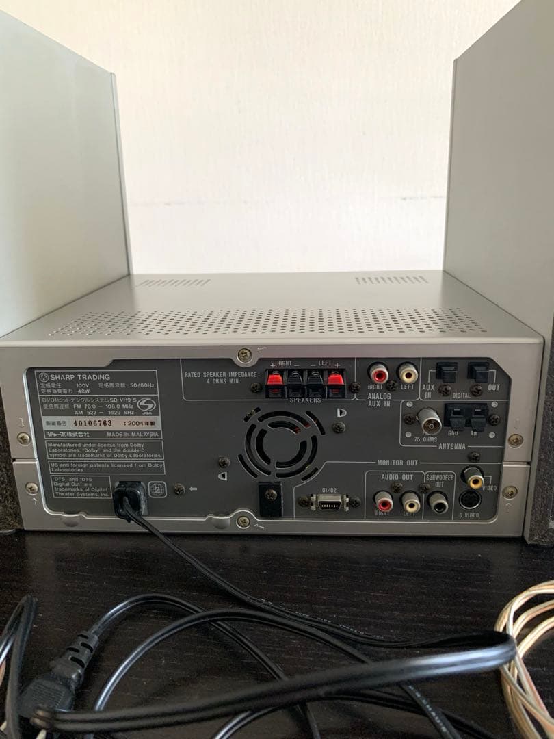 ☆SHARP☆ミニコンポ SD-VH9-Sシャープ CD MD DVD