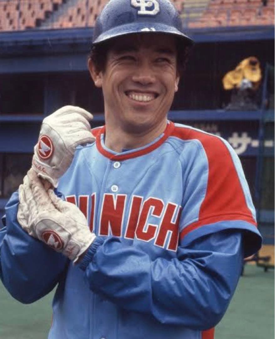 中日ドラゴンズ　#41 谷沢健一選手　#47 野口茂樹投手　直筆サイン　キャップ