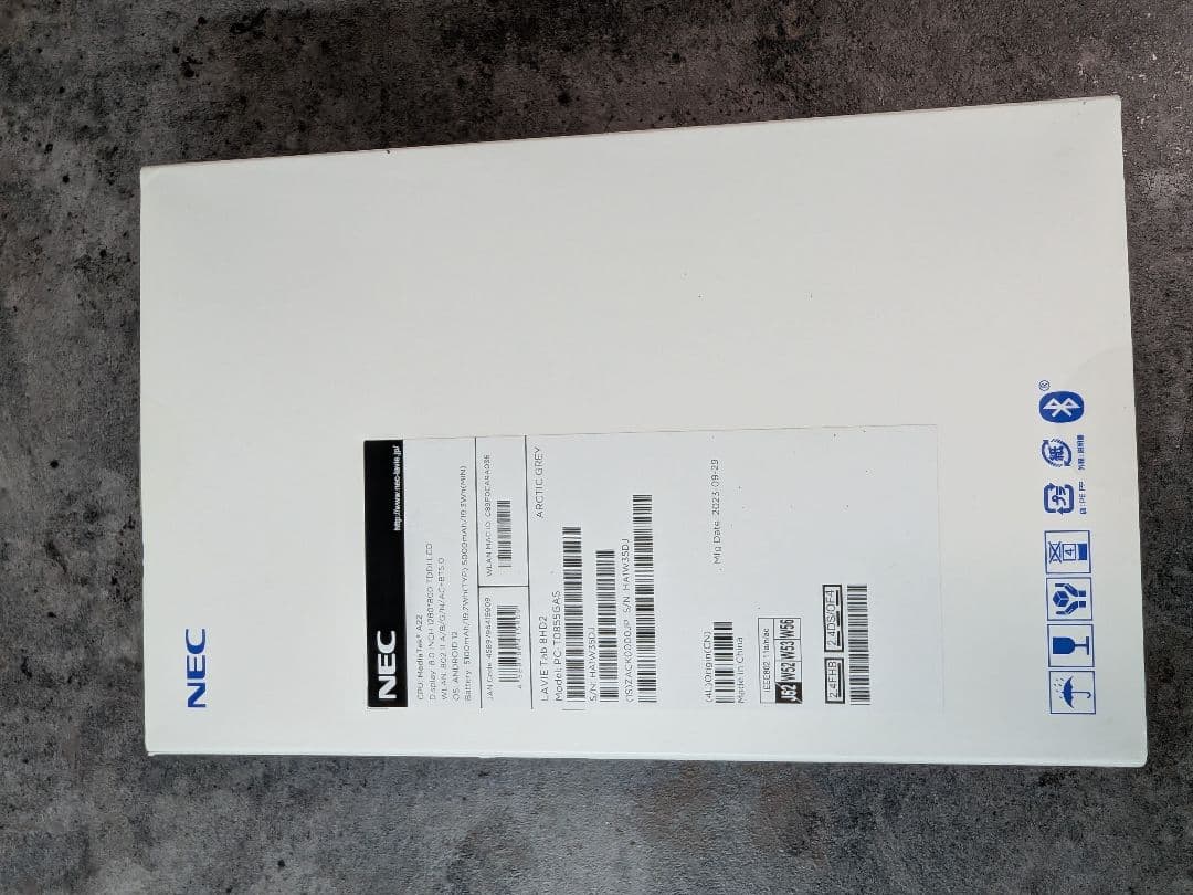 NEC LAVIE Tab T8 HD２本体　ストレージ６４ＧＢ　メモリー４GB