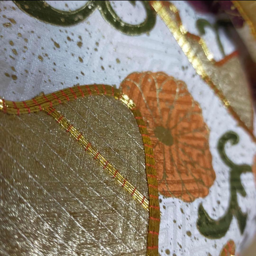 上品　正絹 色留袖　4点フルセット 鶯色　袋帯　入学式　結婚式　ママ　一つ紋