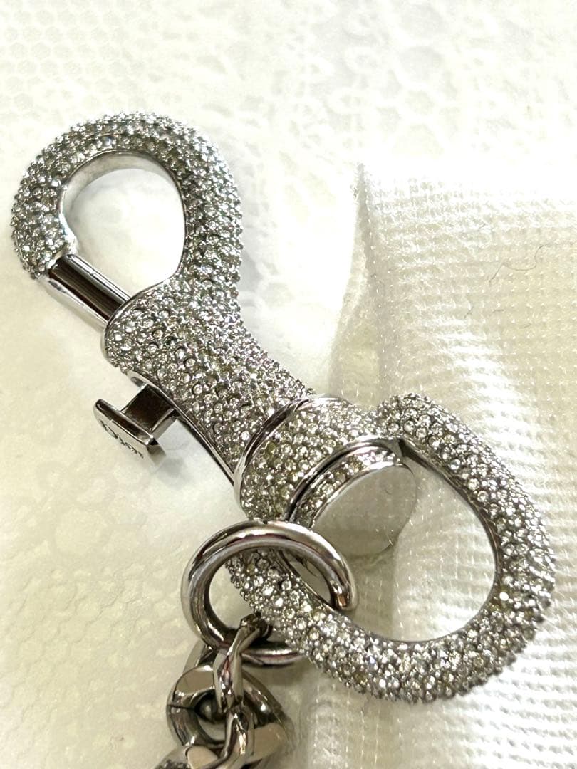 d*7様 Christian Dior ホワイト　チェーンベルト