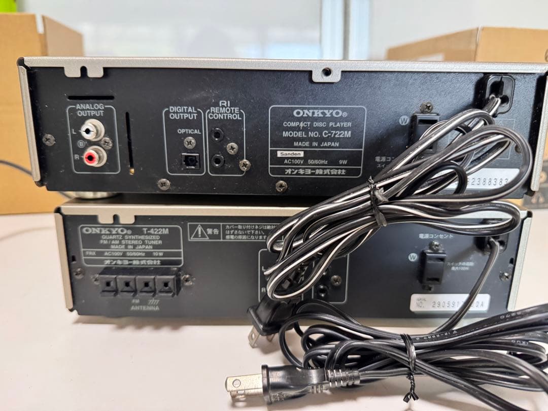 ONKYO オンキヨー　ディスクプレーヤー C-722M T-422M セット