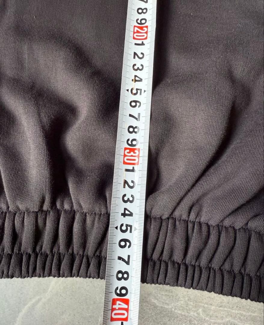 Marine Serre マリーンセル ブラック クロップド スウェット