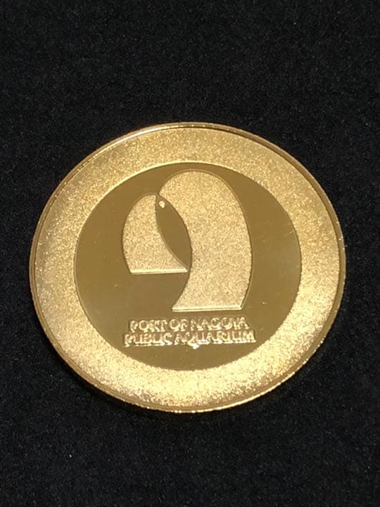 名古屋港水族館★イルカダブル☆記念メダル★茶平工業