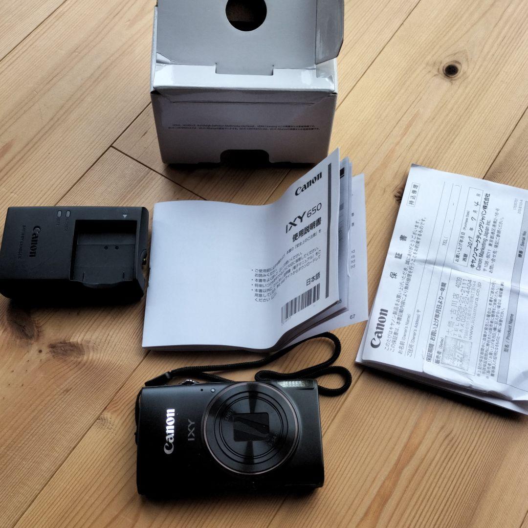 デジタルカメラ Canon IXY 650 BK
